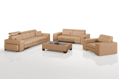 Houston Leather Sofa Set