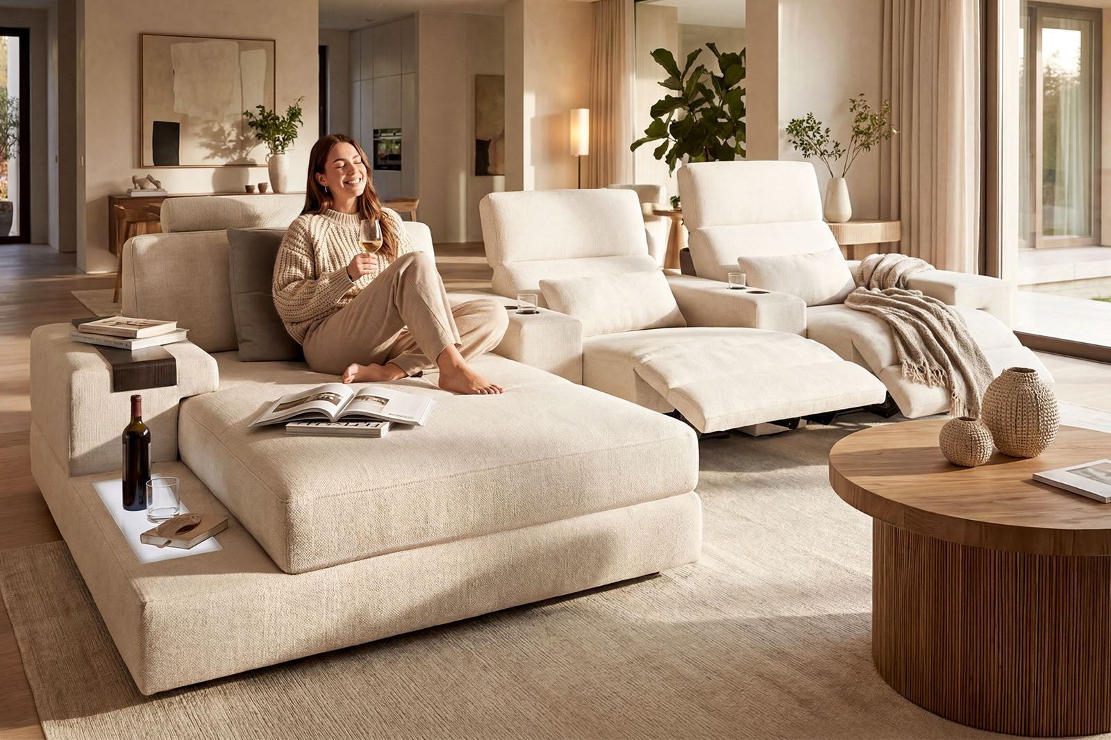 Los Angeles II Fabric L-Sectional