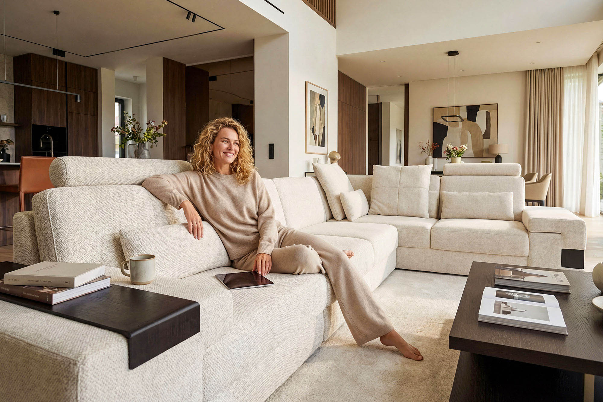 Los Angeles II Fabric L-Sectional