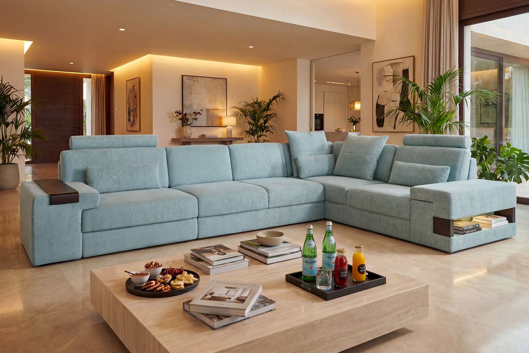 Los Angeles II Fabric L-Sectional