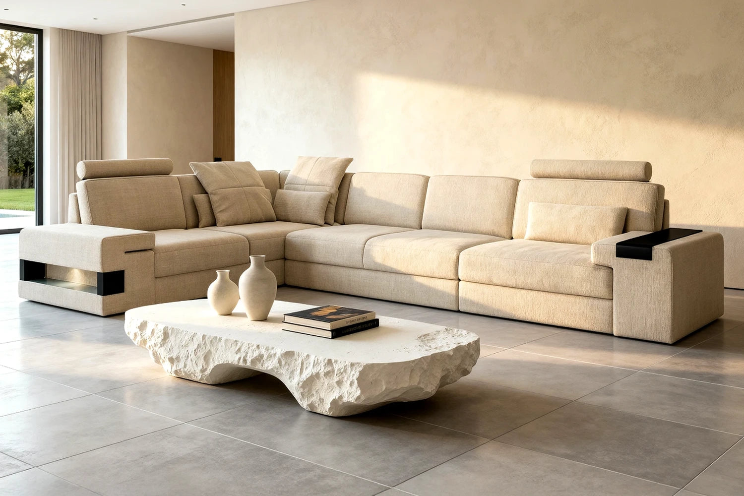 Los Angeles II Fabric L-Sectional