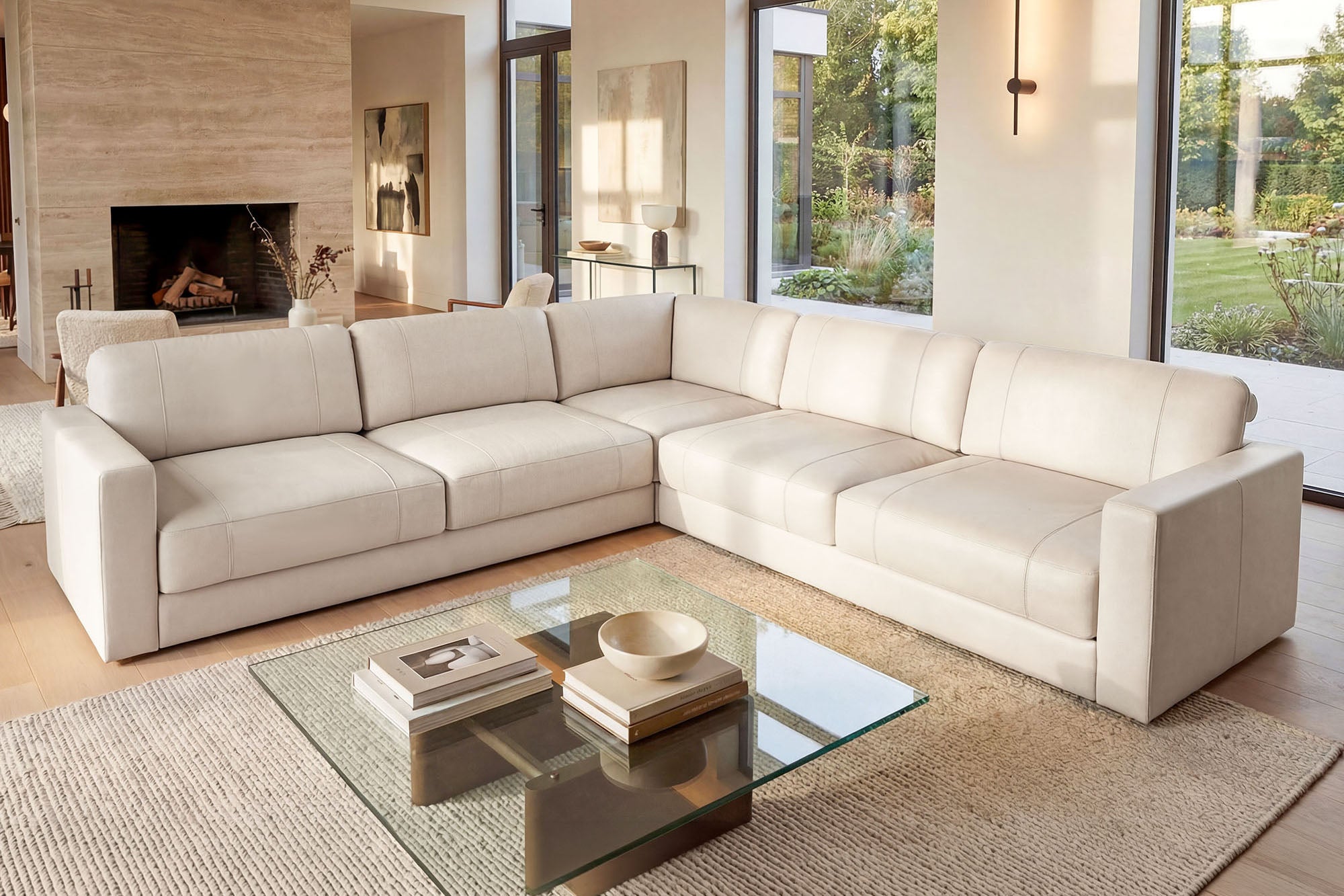 Texas Modern Leather L-Sectional