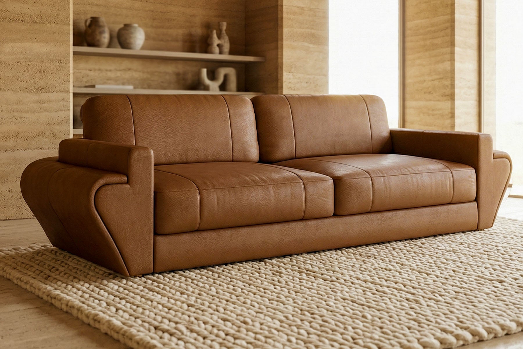Texas Leather Sofa Set