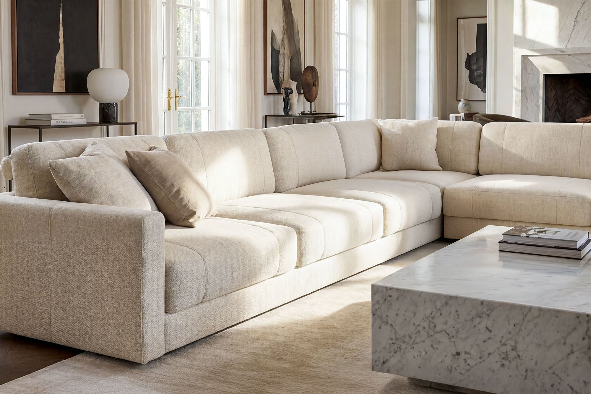 Texas Modern Fabric L-Sectional