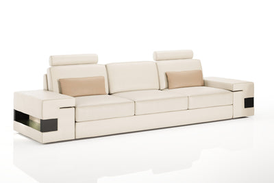 Los Angeles Leather 3 Seater Sofa