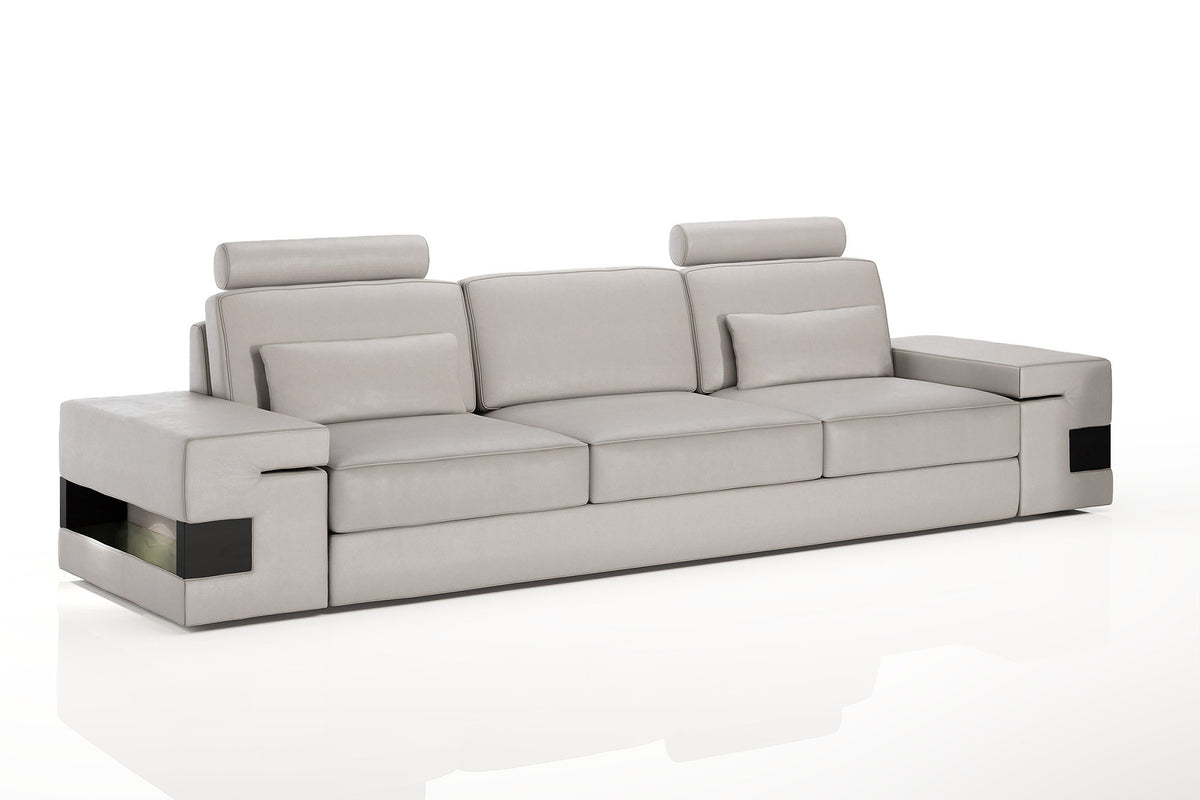 Los Angeles Leather 3 Seater Sofa