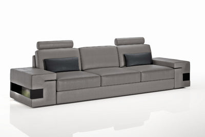 Los Angeles Leather 3 Seater Sofa