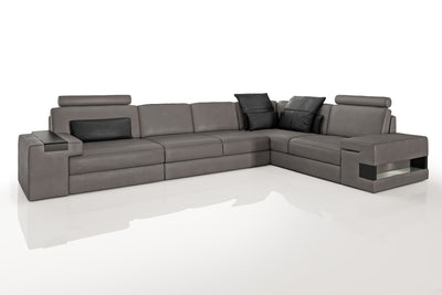 Los Angeles II Leather L-Sectional