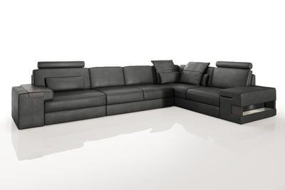 Los Angeles II Leather L-Sectional