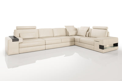 Los Angeles II Leather L-Sectional