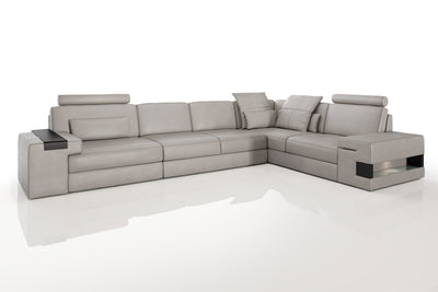 Los Angeles II Leather L-Sectional