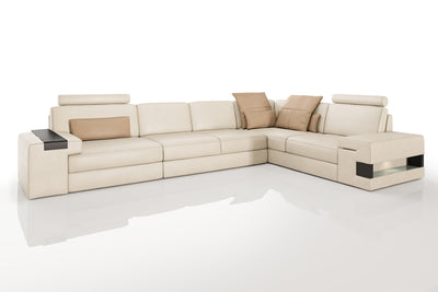 Los Angeles II Leather L-Sectional