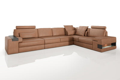 Los Angeles II Leather L-Sectional