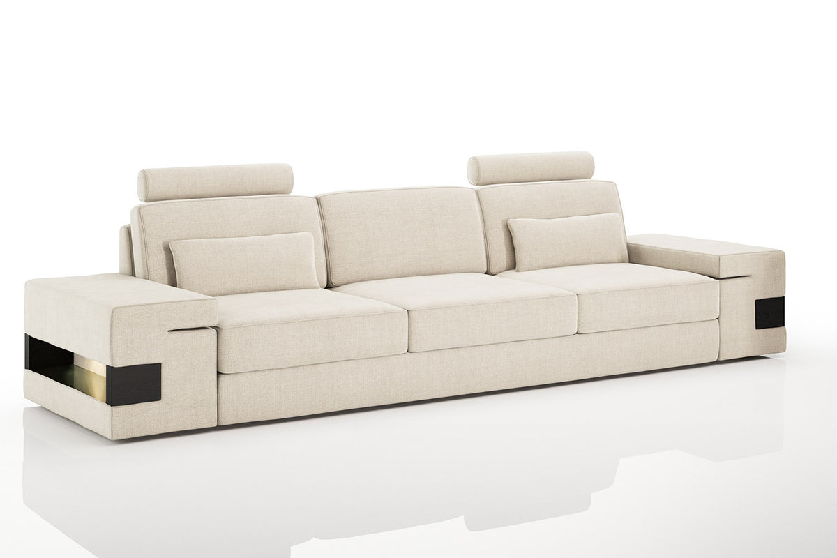 Los Angeles Fabric 3 Seater Sofa