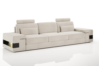 Los Angeles Fabric 3 Seater Sofa
