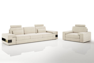 Los Angeles Fabric Sofa Set