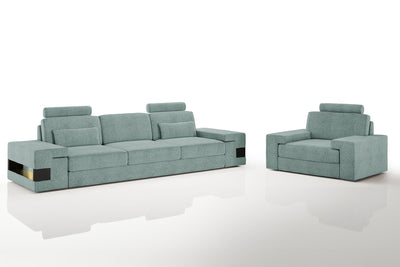 Los Angeles Fabric Sofa Set