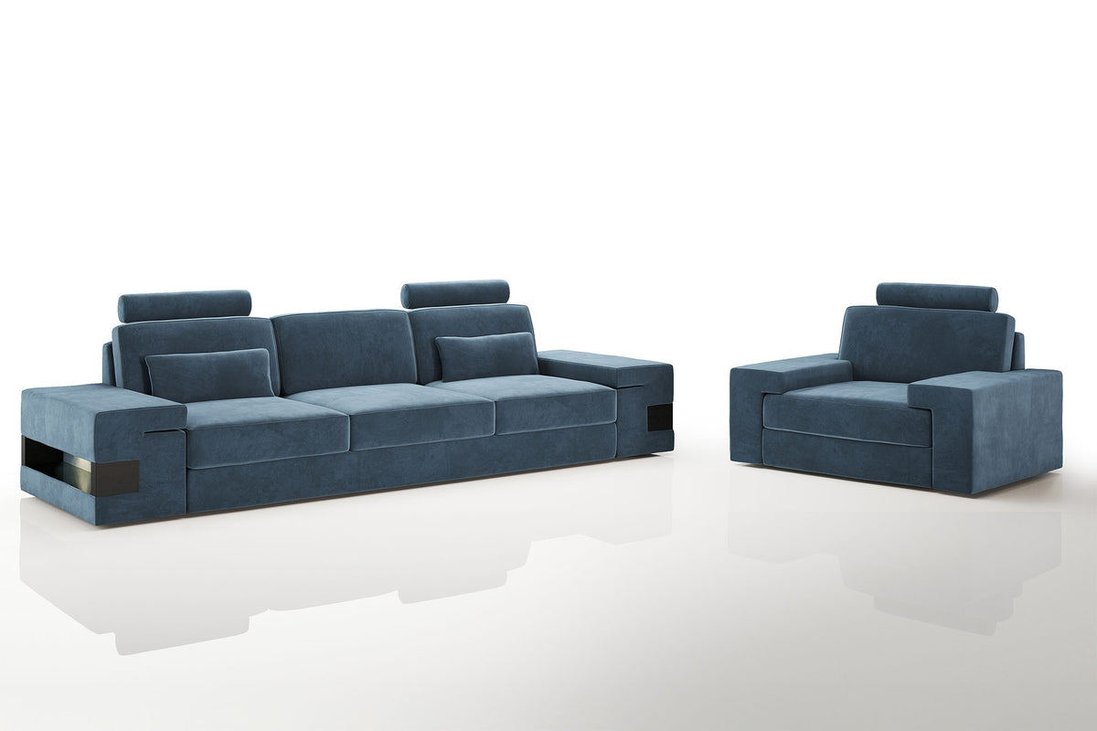 Los Angeles Fabric Sofa Set