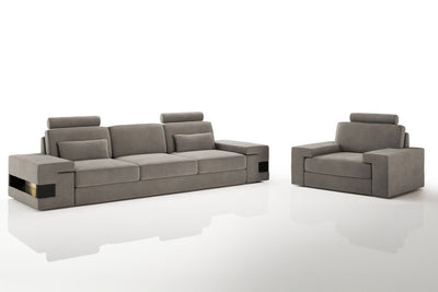 Los Angeles Fabric Sofa Set