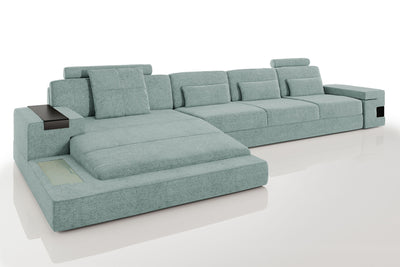 Los Angeles III-LG Fabric Chaise Sectional