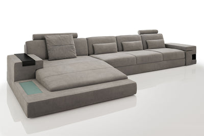 Los Angeles III-LG Fabric Chaise Sectional