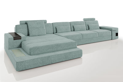 Los Angeles III-LG Fabric Chaise Sectional
