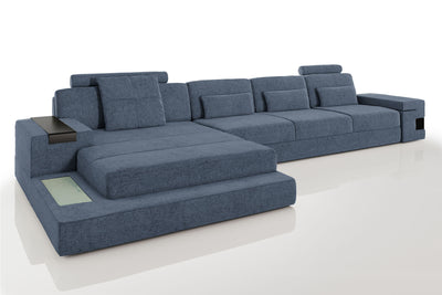 Los Angeles III-LG Fabric Chaise Sectional