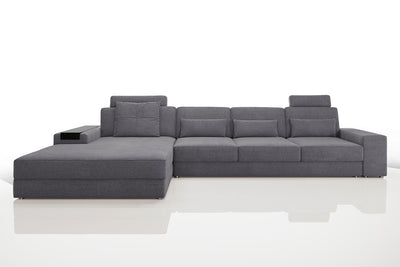 Los Angeles III-LG Modern Fabric Chaise Sectional