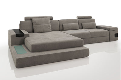 Los Angeles III Fabric Chaise Sofa