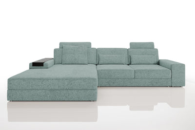 Los Angeles III Modern Fabric Chaise Sofa