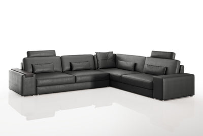 Los Angeles II Modern Leather L-Sectional