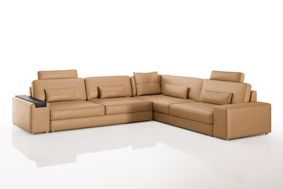 Los Angeles II Modern Leather L-Sectional