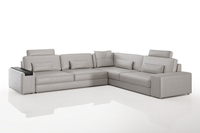 Los Angeles II Modern Leather L-Sectional