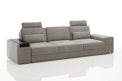 Los Angeles Modern Fabric 3 Seater Sofa