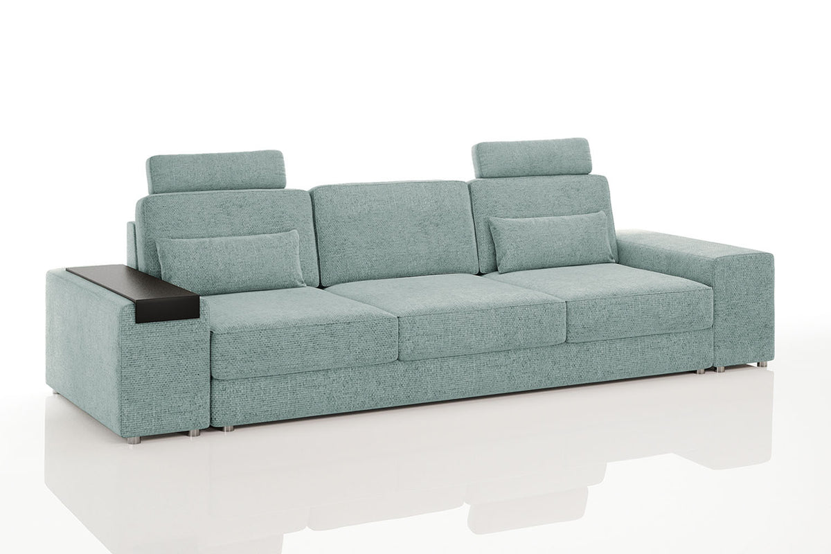 Los Angeles Modern Fabric 3 Seater Sofa
