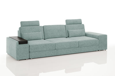 Los Angeles Modern Fabric 3 Seater Sofa
