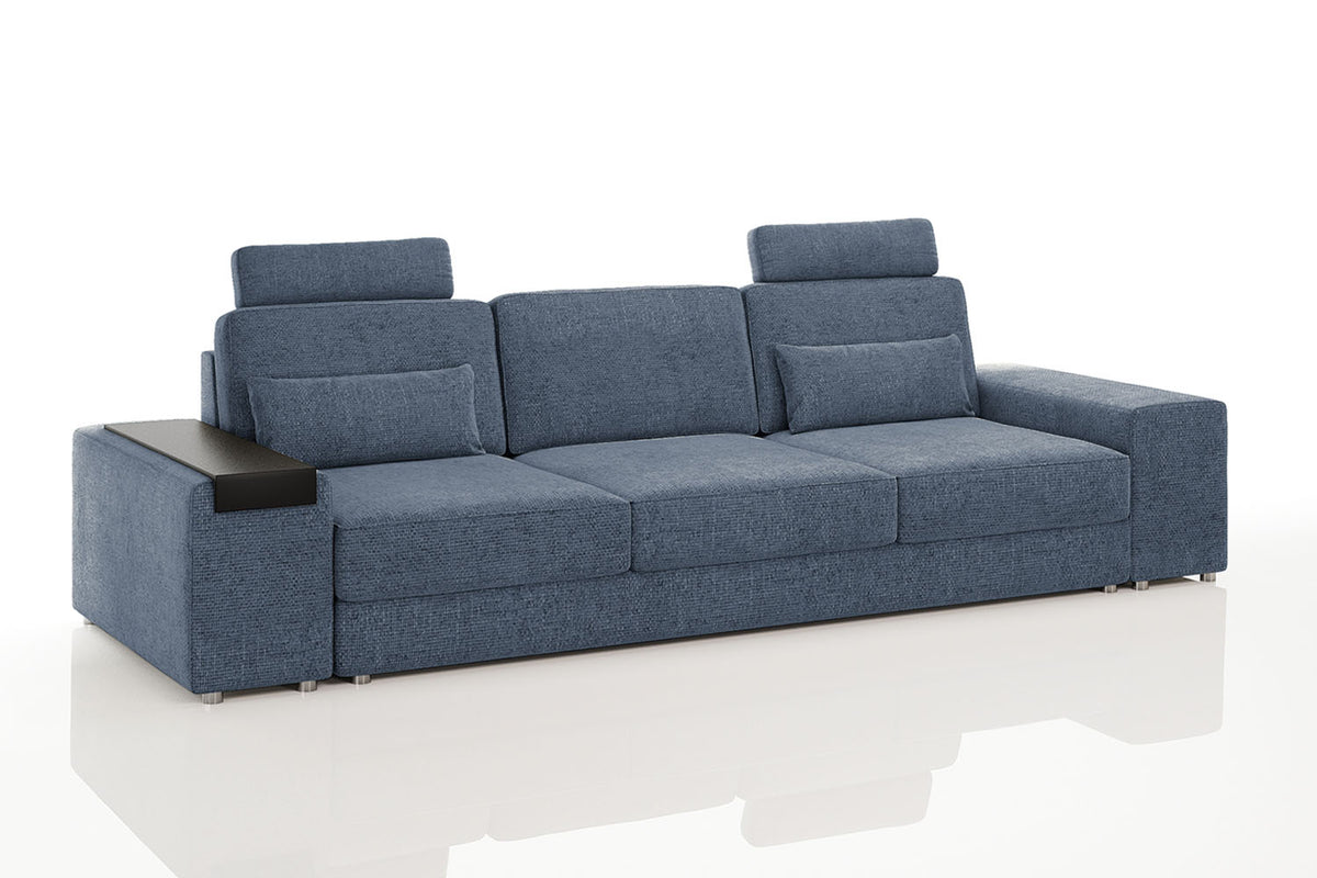 Los Angeles Modern Fabric 3 Seater Sofa