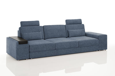 Los Angeles Modern Fabric 3 Seater Sofa