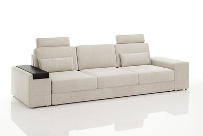 Los Angeles Modern Fabric 3 Seater Sofa