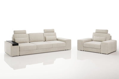Los Angeles Modern Fabric Sofa Set