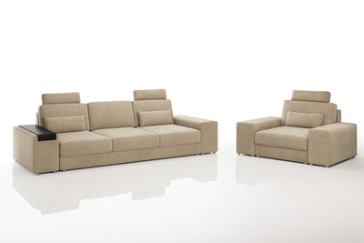 Los Angeles Modern Fabric Sofa Set