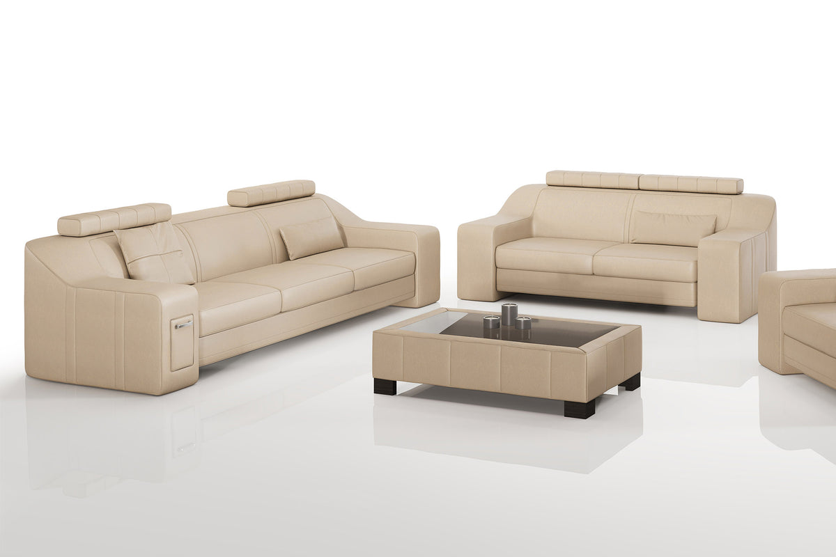 California Leather Sofa Set