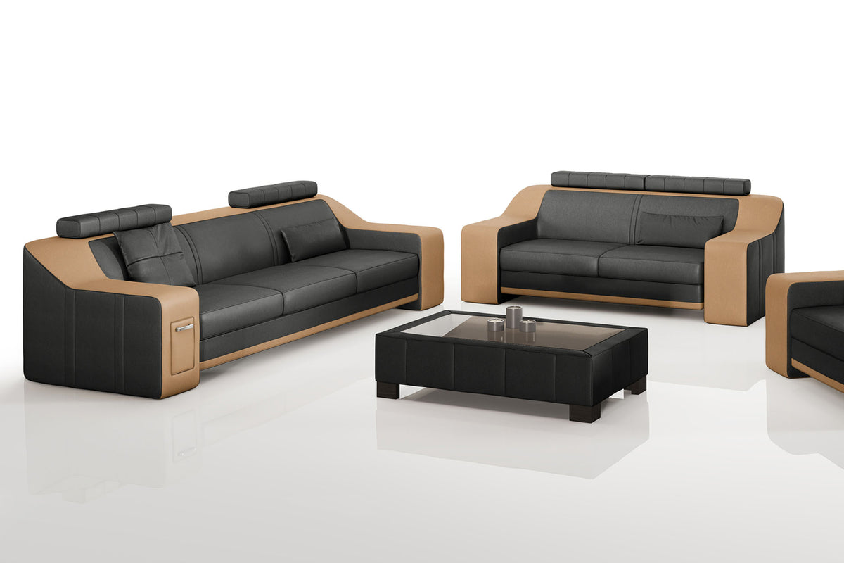 California Leather Sofa Set