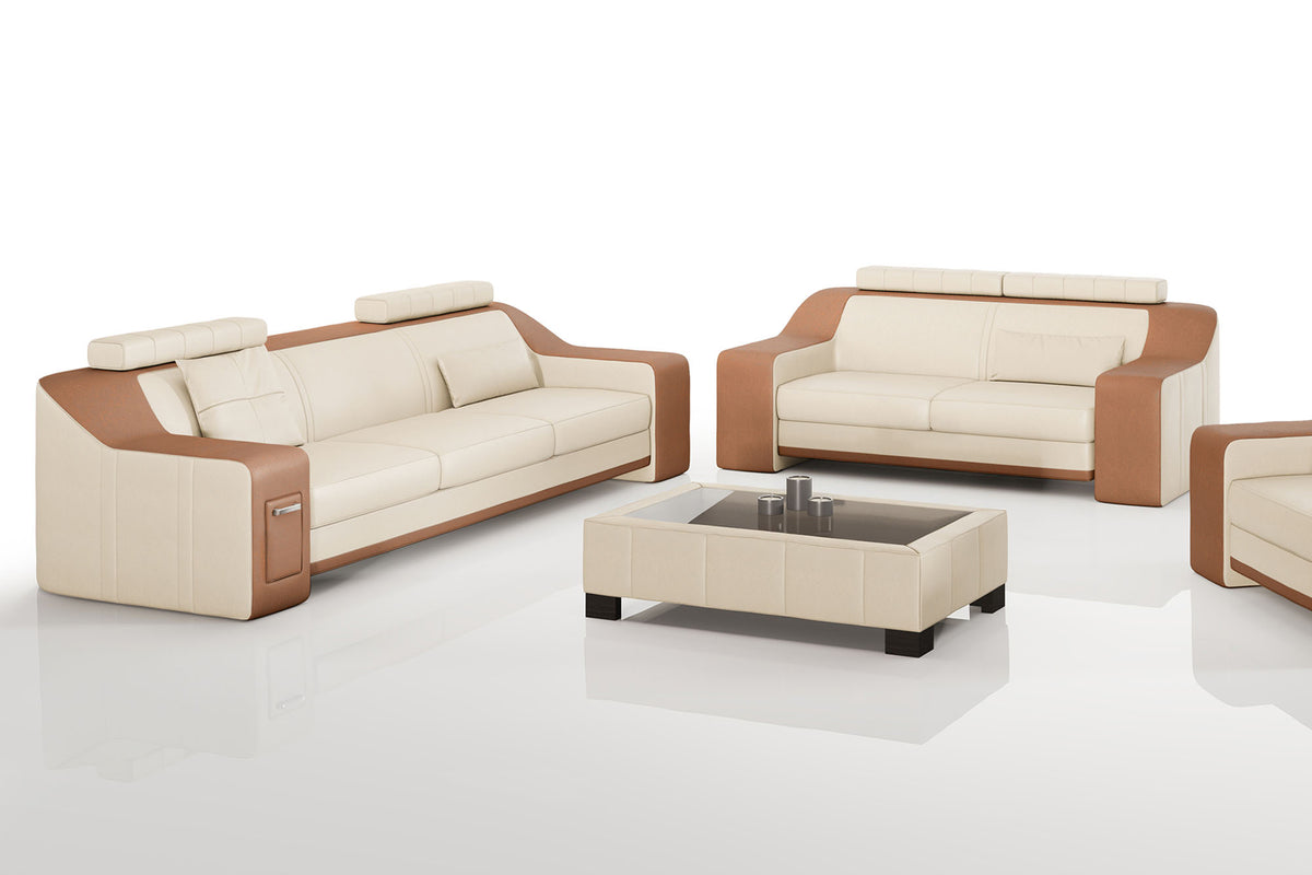 California Leather Sofa Set
