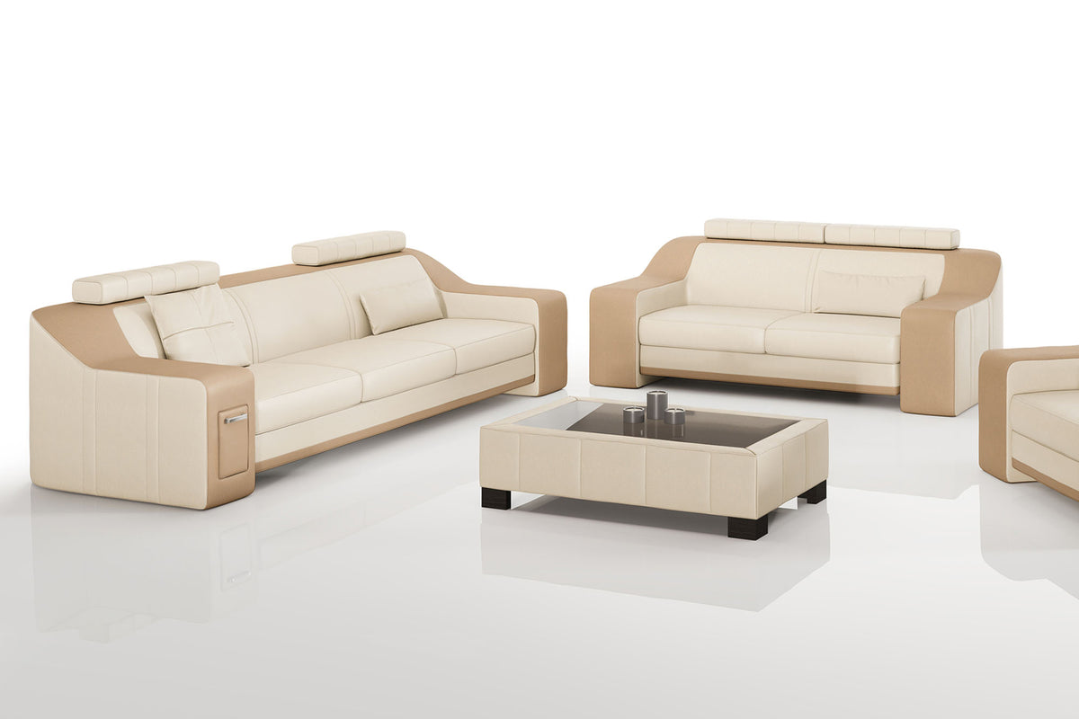 California Leather Sofa Set