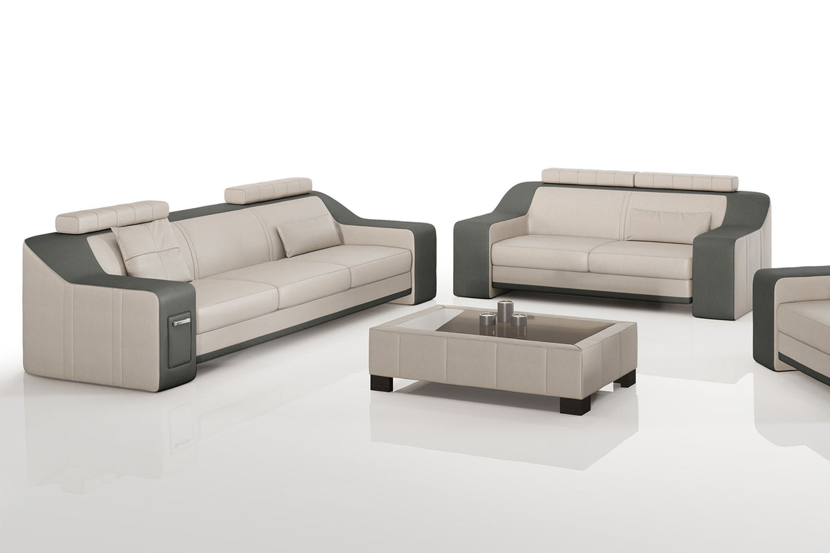 California Leather Sofa Set