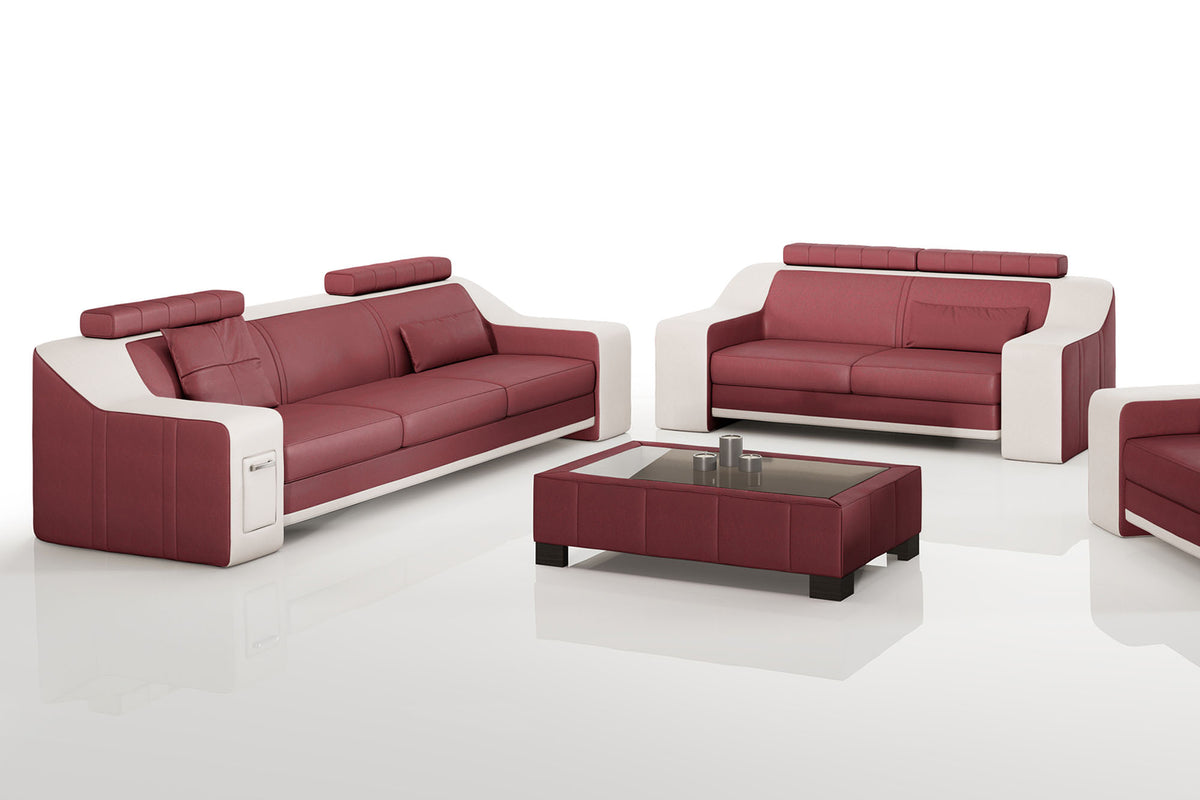 California Leather Sofa Set