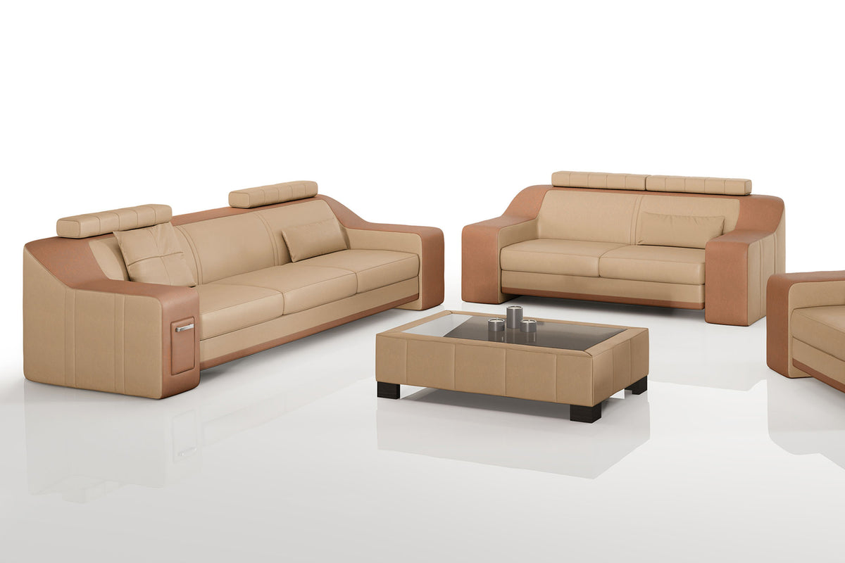 California Leather Sofa Set