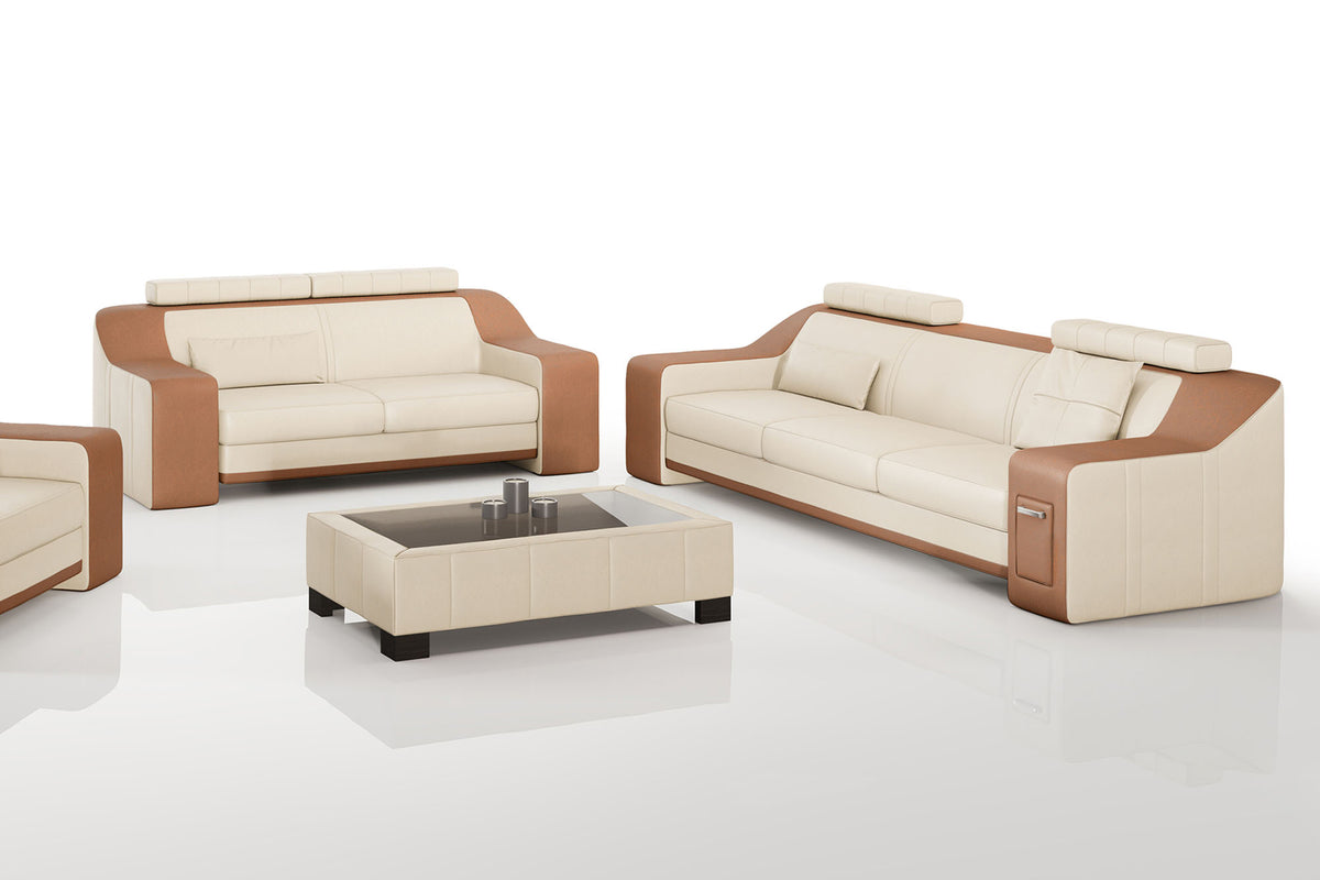 California Leather Sofa Set
