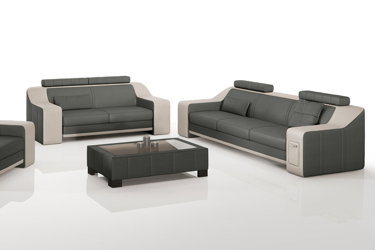 California Leather Sofa Set